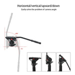 BEXIN VH-105 360 Degree Panorama Heavy Duty Tripod Action Fluid Drag Head, VH-105