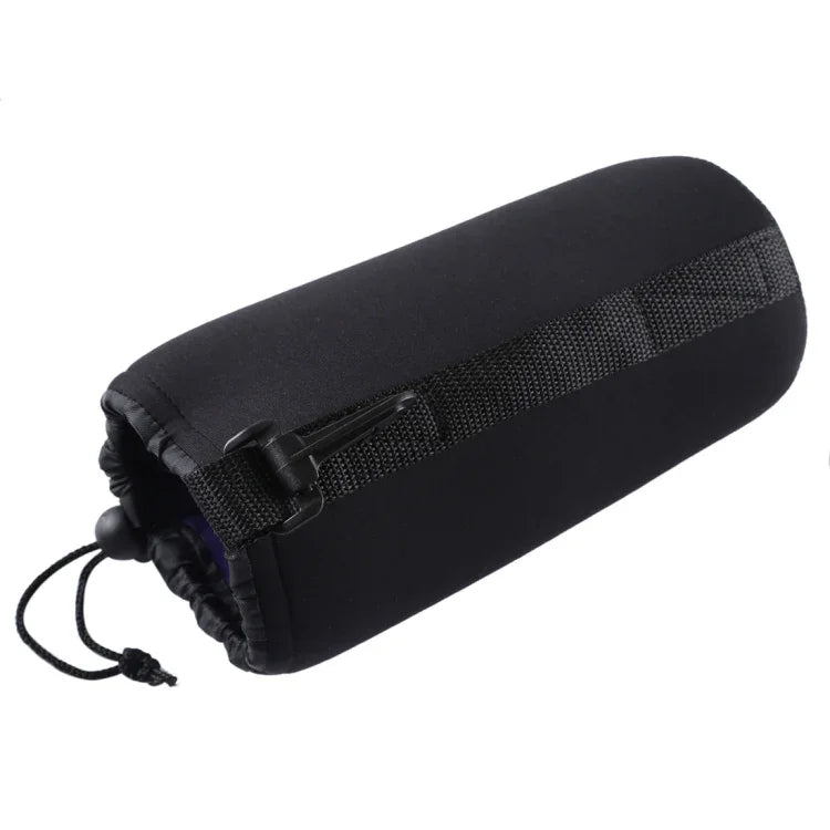 4 PCS Neoprene SLR Camera Lens Carrying Bag Pouch Bag with Carabiner, Size: 10x22cm, 10x14cm, 10x18cm, 8x10cm, 4 Size