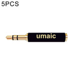 5 PCS 3.5mm Audio 4 Pole Female to 3 Pole Male Microphone Adapter, 4 Pole to  3 Pole Adapter