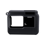 For Insta360 One R Panoramic Camera with Frame Shockproof Silicone Protective Case with Lens Cap Cover, Panoramic  Case + Lens Cap