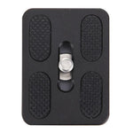 Fittest PU-50 Universal Aluminium Alloy Quick Release Plate with Rubber Cushion, PU-50