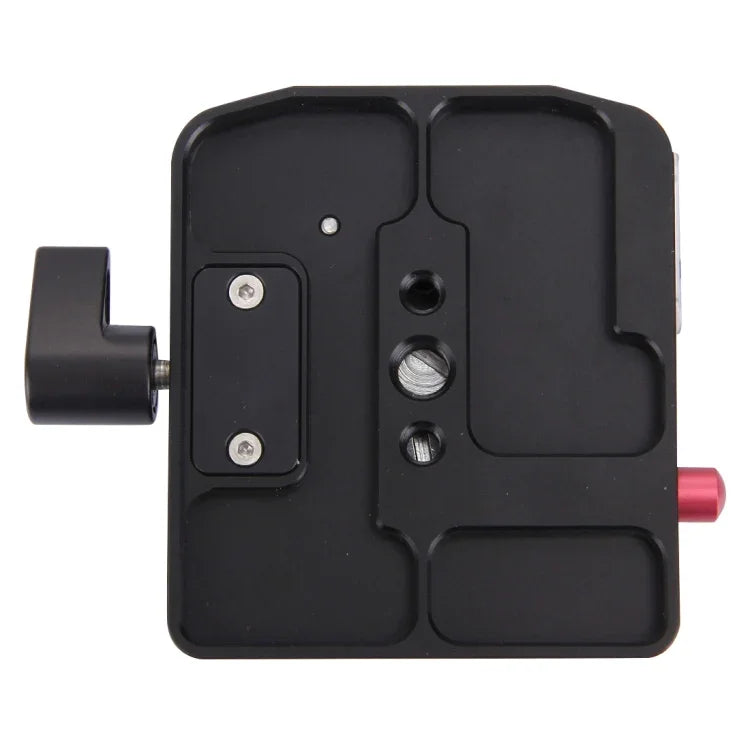Fittest FC-501 Quick Release Assembly Aluminium Alloy Clamp Adapter with Quick Release Sliding Plate for Manfrotto Tripod 577 Replacement, FC-501