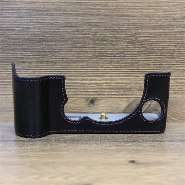 For FUJIFILM X-T5 1/4 inch Thread PU Leather Camera Half Case Base, For FUJIFILM X-T5