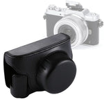 Full Body Camera PU Leather Camera Case Bag with Strap for Panasonic Lumix GF7 / GF8 / GF9 (12-32mm / 14-42mm Lens), For Lumix GF7