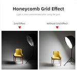 TRIOPO S120 Diameter 120cm Honeycomb Grid Octagon Softbox Reflector Diffuser for Studio Speedlite Flash Softbox, Diameter 120cm