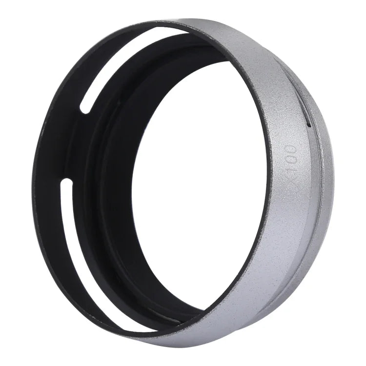 49mm Metal Vented Lens Hood for Fujifilm X100, LA-49 X100 (Black), LA-49 X100 (Silver)
