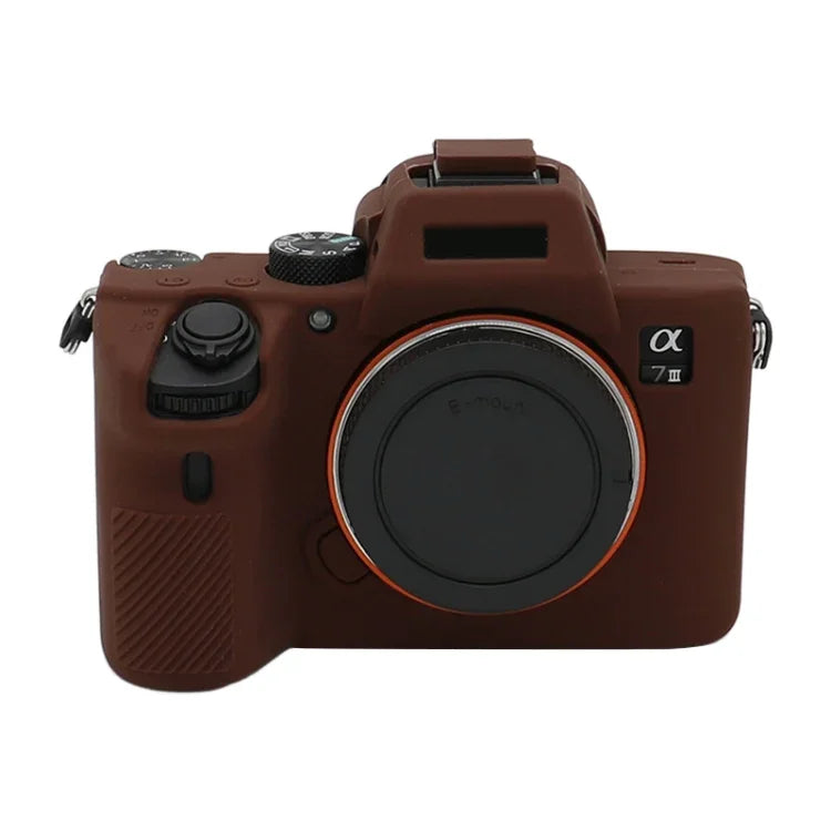 For Sony A7 III / ILCE-7M3 / A7R III Soft Silicone Protective Case, For Sony A7 III / ILCE-7M3 / A7R III