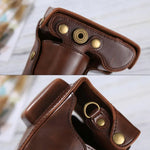 Full Body Camera PU Leather Case Bag with Strap for Samsung NX300, For Samsung NX300