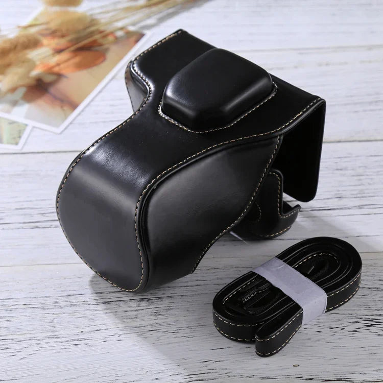 Full Body Camera PU Leather Case Bag with Strap for FUJIFILM XT10 / XT20 (16-50mm / 18-55mm Lens), For FUJI XT10, For FUJI  XT10