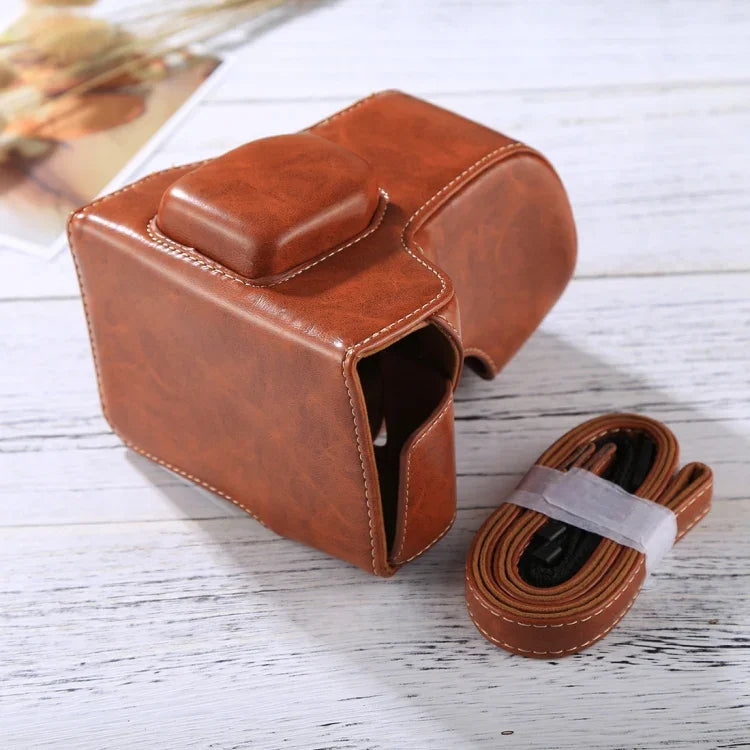 Full Body Camera PU Leather Case Bag with Strap for FUJIFILM XT10 / XT20 (16-50mm / 18-55mm Lens), For FUJI XT10, For FUJI  XT10