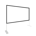 Outdoor Bracket Folding Polyester Projector Film Curtain, Size:84 inch (16:9), Size:84 inch