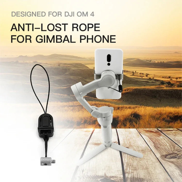 STARTRC Phone Holder Clip Anti-lost Rope Strap Anti-drop for DJI OM4 / Osmo Mobile 3