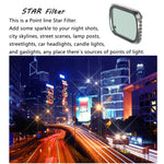 JSR KS STAR Effect  Lens Filter for DJI Air 2S, Aluminum Frame, STAR