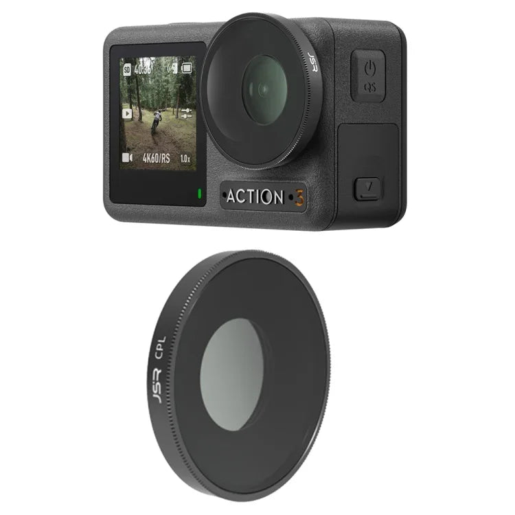 JSR CPL Lens Filter For DJI Osmo Action 3, CPL