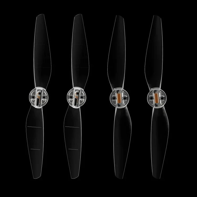 For DJI Mini 4 Pro / Mavic Mini 3 Pro STARTRC 2 Pairs Color LED Flash Lamp Low Noise Propellers, For DJI Mavic Mini 3 Pro