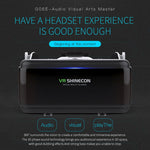 VR SHINECON G06E Virtual Reality 3D Video Glasses Suitable for 4.7 inch - 6.1 inch Smartphone with Headset, G06E