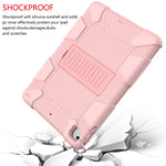 Shockproof Two-color silicone Protection Shell for iPad 9.7(2018) & 9.7(2017) & Air 2, with Holder