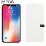 25 PCS Soft Hydrogel Film Full Cover Front Protector with Alcohol Cotton + Scratch Card for, For iPhone 6 / 7 / 8(25 PCS), For iPhone 6 Plus(25 PCS), For iPhone 7 Plus / 8 Plus(25 PCS), For iPhone X / XS(25 PCS), For iPhone XR(25 PCS), iPhone XS Max   ...