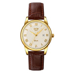 SKMEI 9058 Multifunctional Outdoor Fashion Waterproof Gold Shell Quartz Wrist Watch, Women Style Black Face Black Strap, Women Style Silver Face Brown Strap, Women Style Gold Face Brown Strap, Men Style Silver Face Brown Strap                          ...