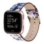 For Fitbit Versa 1 / 2 Flower Pattern Replacement Wrist Strap Watchband