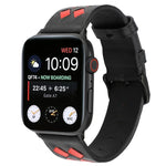 Woven Pattern Genuine Leather Strap, For Apple Watch Series 8&7 41mm / SE 2&6&SE&5&4 40mm / 3&2&1 38mm, For Apple Watch Series 7 41mm / 6 & SE & 5 & 4 40mm / 3 & 2 & 1 38mm, For Apple Watch Series 7 45mm / 6 & SE & 5 & 4 44mm / 3 & 2 & 1 42mm          ...