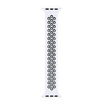 Elastic Silicone Watchband For Apple Watch Series 6 & SE & 5 & 4 40mm / 3 & 2 & 1 38mm, Length: 160mm, 160mm (White Black), 160mm (Black), 160mm (Black Yellow), 160mm (Black Grey), 160mm (Red Black), 160mm (Black White), 160mm (Black Red)              ...