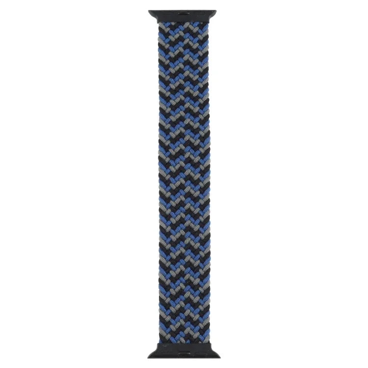 Plastic Buckle Mixed Color Nylon Braided Single Loop Replacement Watchbands For Apple Watch Series 6 & SE & 5 & 4 44mm / 3 & 2 & 1 42mm, S, M, L, XL, XXL