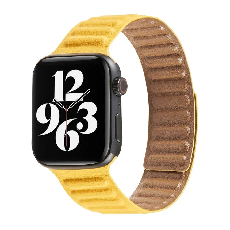 Loop Leather Watchband For Apple Watch Series 6 & SE & 5 & 4 40mm / 3 & 2 & 1 38mm, For Apple Watch Series 7 41mm / 6 & SE & 5 & 4 40mm / 3 & 2 & 1 38mm
