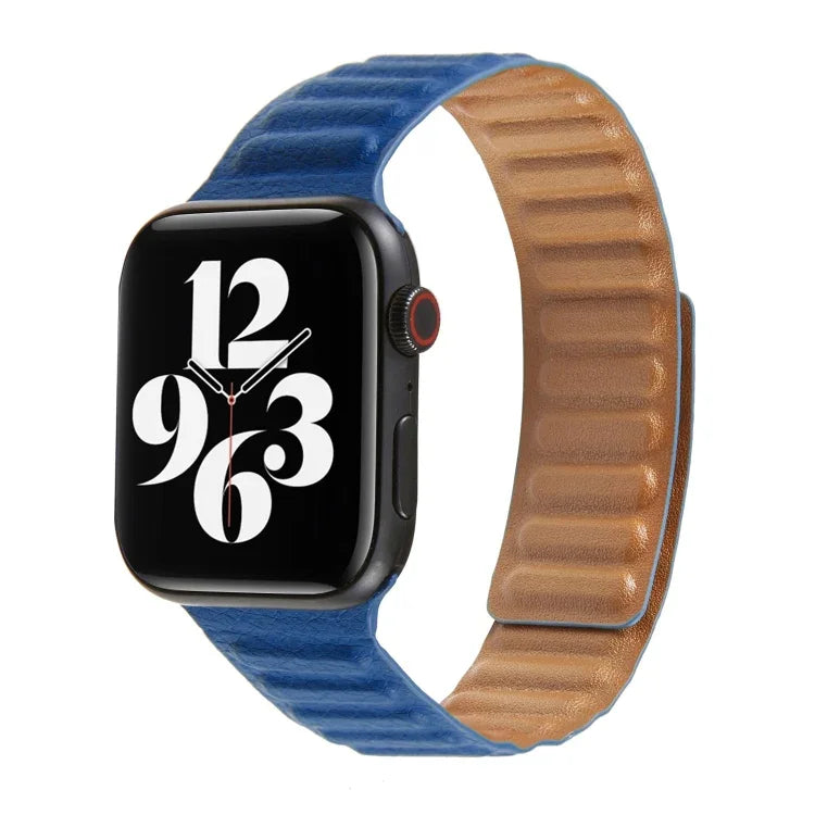 Loop Leather Watchband For Apple Watch Series 6 & SE & 5 & 4 44mm / 3 & 2 & 1 42mm, For Apple Watch Series 7 45mm / 6 & SE & 5 & 4 44mm / 3 & 2 & 1 42mm
