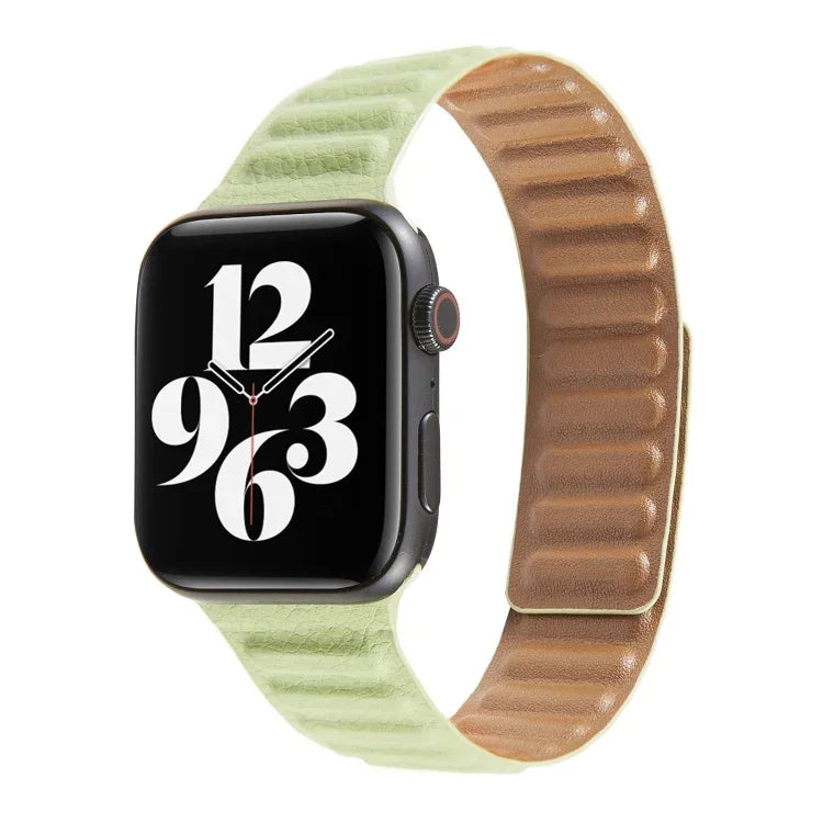 Loop Leather Watchband For Apple Watch Series 6 & SE & 5 & 4 44mm / 3 & 2 & 1 42mm, For Apple Watch Series 7 45mm / 6 & SE & 5 & 4 44mm / 3 & 2 & 1 42mm