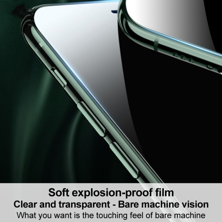2 PCS IMAK 0.15mm Curved Full Screen Protector Hydrogel Film Back Protector, For iPhone 12 Pro Max