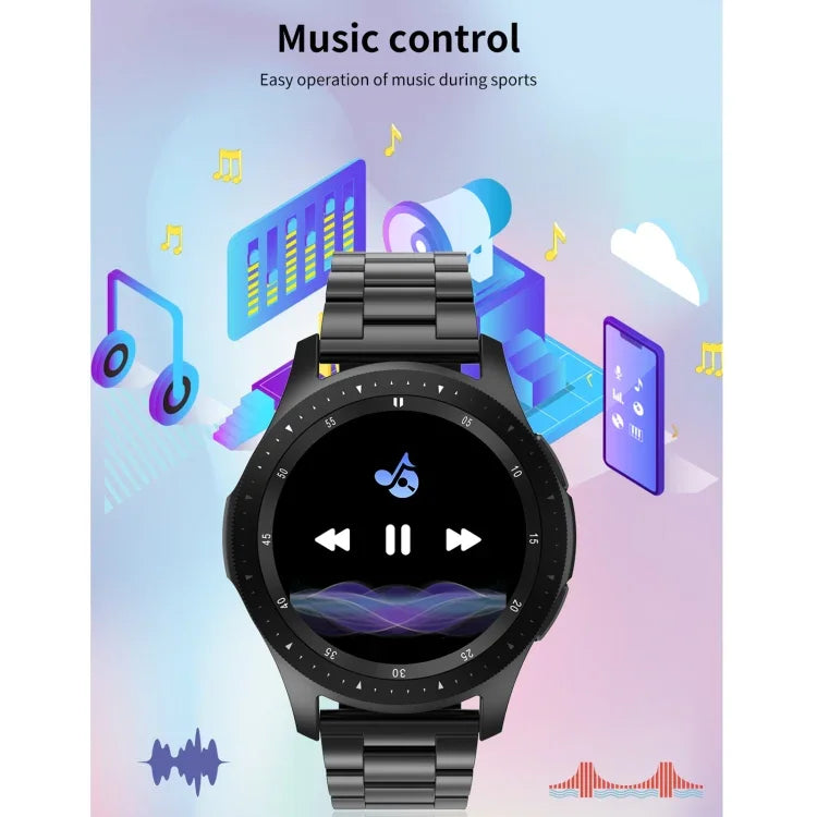 W68 1.54 inch Touch Screen IP67 Waterproof Smart Bracelet, Support Blood Oxygen Monitoring / Bluetooth Call / Heart Rate Monitoring, Style: Steel Strap
