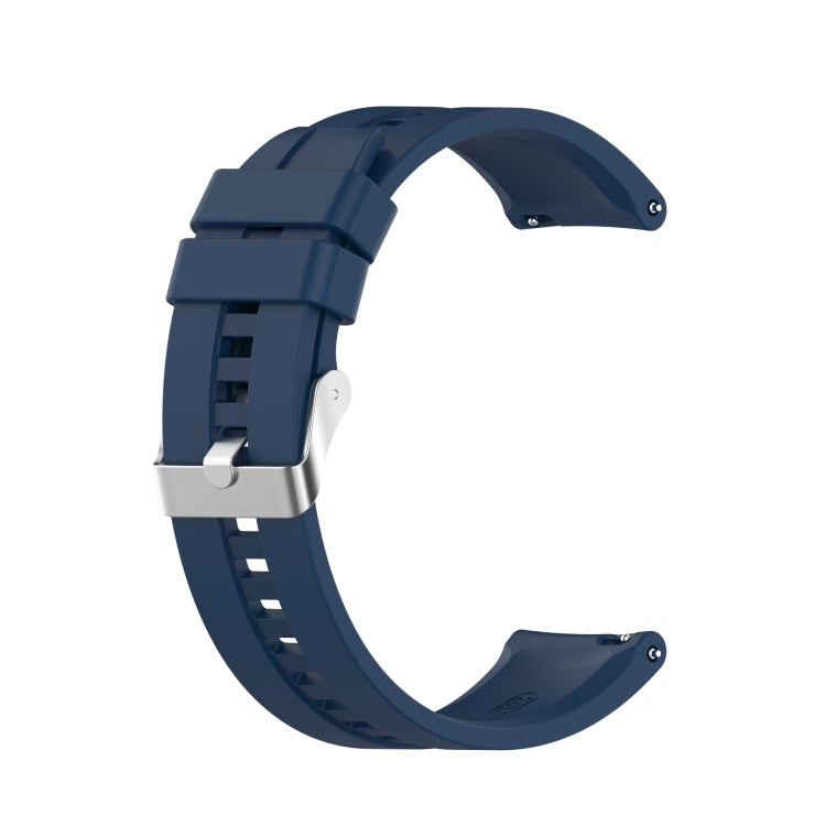 For Amazfit GTS 2e / GTS 2 20mm Silicone Replacement Strap Watchband with Silver Buckle, For Amazfit GTS 2e