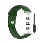 For Huawei Watch Fit 18mm Back Buckle Style Silicone Solid Color Replacement Strap Watchband, EDA001311001A, EDA001311001B, EDA001311001C, EDA001311001D, EDA001311001E, EDA001311001F, EDA001311001G, EDA001311001H, EDA001311001I, EDA001311001J