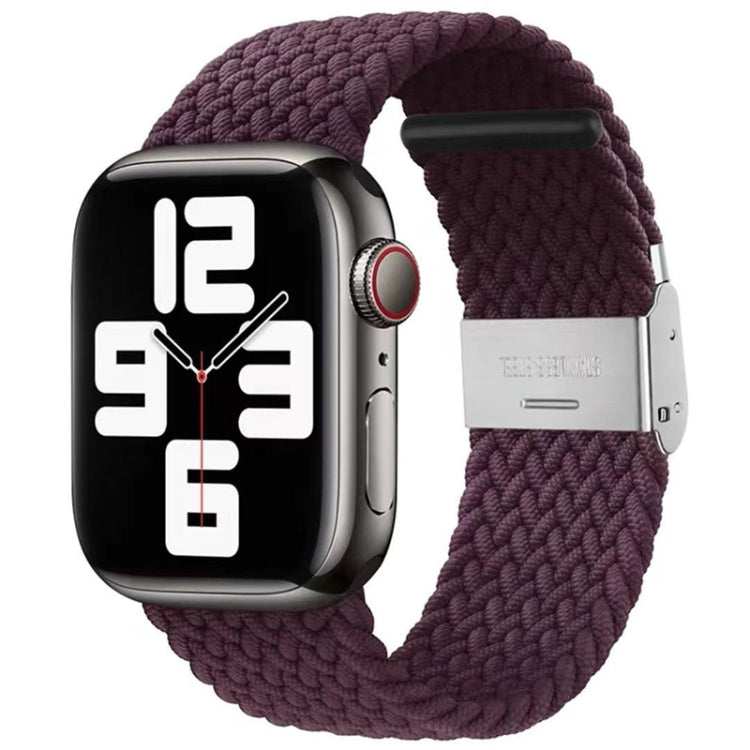 Braided + Stainless Steel Replacement Watchbands For Apple Watch Series 6 & SE & 5 & 4 40mm / 3 & 2 & 1 38mm, For Apple Watch Series 7 41mm / 6 & SE & 5 & 4 40mm, For Apple Watch Series 8&7 41mm / SE 2&6&SE&5&4 40mm / 3&2&1 38mm                        ...