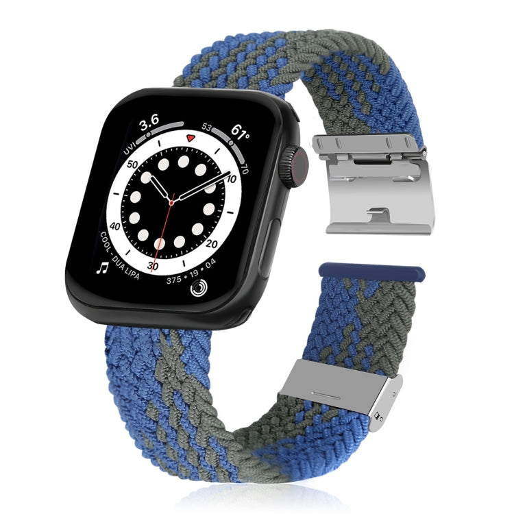 Braided + Stainless Steel Replacement Watchbands For Apple Watch Series 6 & SE & 5 & 4 44mm / 3 & 2 & 1 42mm, For Apple Watch Ultra 49mm / Series 8&7 45mm / SE 2&6&SE&5&4 44mm / 3&2&1 42mm, For Apple Watch Series 7 45mm / 6 & SE & 5 & 4 44mm           ...