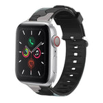 Silicone Replaceable Watch Strap, For Apple Watch Ultra 49mm / Series 8&7 45mm / SE 2&6&SE&5&4 44mm / 3&2&1 42mm, For Apple Watch Series 8&7 41mm / SE 2&6&SE&5&4 40mm / 3&2&1 38mm, For Apple Watch Series 7 45mm / 6 & SE & 5 & 4 44mm / 3 & 2 & 1 42mm   ...