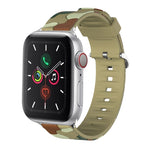 Silicone Replaceable Watch Strap, For Apple Watch Ultra 49mm / Series 8&7 45mm / SE 2&6&SE&5&4 44mm / 3&2&1 42mm, For Apple Watch Series 8&7 41mm / SE 2&6&SE&5&4 40mm / 3&2&1 38mm, For Apple Watch Series 7 45mm / 6 & SE & 5 & 4 44mm / 3 & 2 & 1 42mm   ...