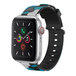 Silicone Replaceable Watch Strap, For Apple Watch Ultra 49mm / Series 8&7 45mm / SE 2&6&SE&5&4 44mm / 3&2&1 42mm, For Apple Watch Series 8&7 41mm / SE 2&6&SE&5&4 40mm / 3&2&1 38mm, For Apple Watch Series 7 45mm / 6 & SE & 5 & 4 44mm / 3 & 2 & 1 42mm   ...
