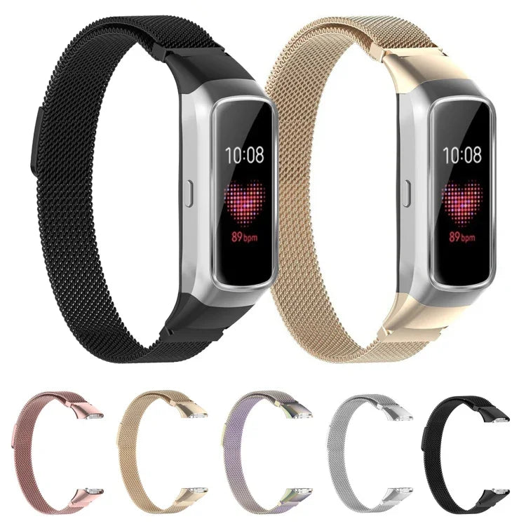 Milanese Replacement Strap Watchband, For Samsung Galaxy Fit SM-R370