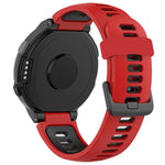 Two-color Silicone Replacement Strap Watchband, For Garmin Forerunner 220/230/235/620/630/735XT