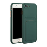 Card Slot Design Shockproof TPU Protective Case, For iPhone 8 & 7, For iPhone 8 Plus & 7 Plus, For iPhone 11, For iPhone 11 Pro