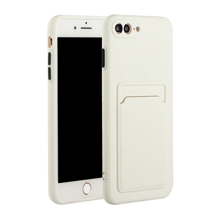 Card Slot Design Shockproof TPU Protective Case, For iPhone 8 & 7, For iPhone 8 Plus & 7 Plus, For iPhone 11, For iPhone 11 Pro