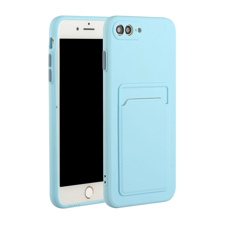 Card Slot Design Shockproof TPU Protective Case, For iPhone 8 & 7, For iPhone 8 Plus & 7 Plus, For iPhone 11, For iPhone 11 Pro