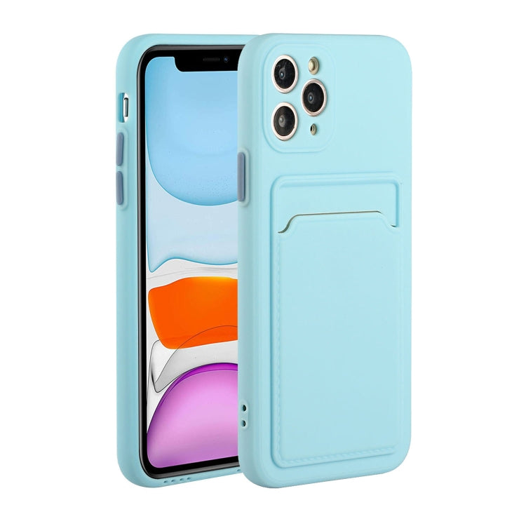 Card Slot Design Shockproof TPU Protective Case, For iPhone 8 & 7, For iPhone 8 Plus & 7 Plus, For iPhone 11, For iPhone 11 Pro