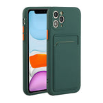 Card Slot Design Shockproof TPU Protective Case, For iPhone 11 Pro Max, For iPhone 12 mini, For iPhone 12, For iPhone 12 Pro