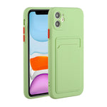 Card Slot Design Shockproof TPU Protective Case, For iPhone 11 Pro Max, For iPhone 12 mini, For iPhone 12, For iPhone 12 Pro