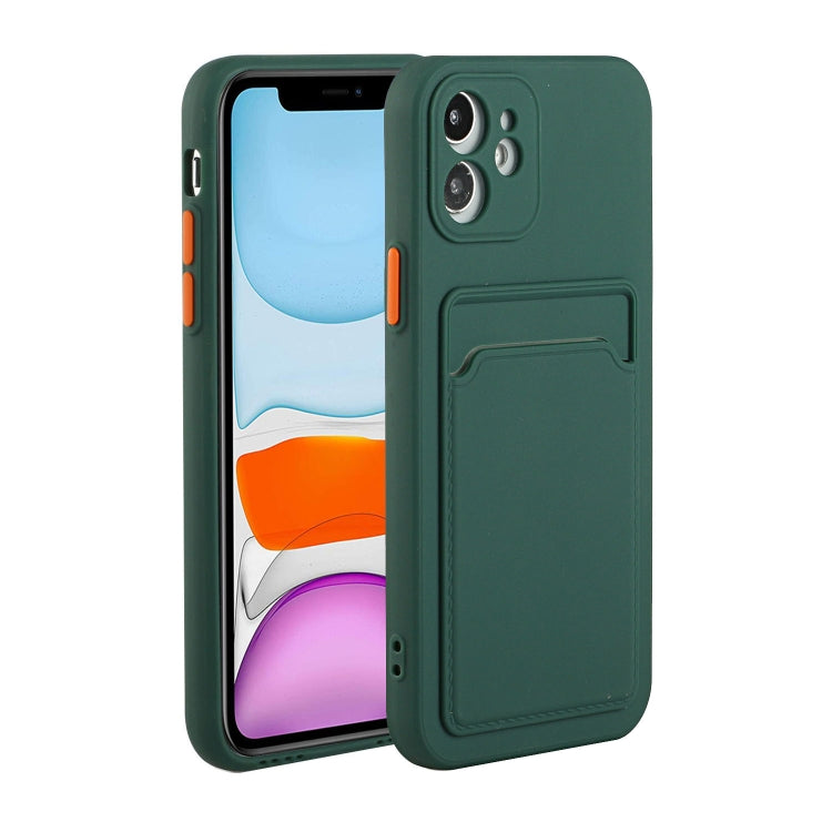Card Slot Design Shockproof TPU Protective Case, For iPhone 11 Pro Max, For iPhone 12 mini, For iPhone 12, For iPhone 12 Pro