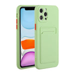 Card Slot Design Shockproof TPU Protective Case, For iPhone 11 Pro Max, For iPhone 12 mini, For iPhone 12, For iPhone 12 Pro