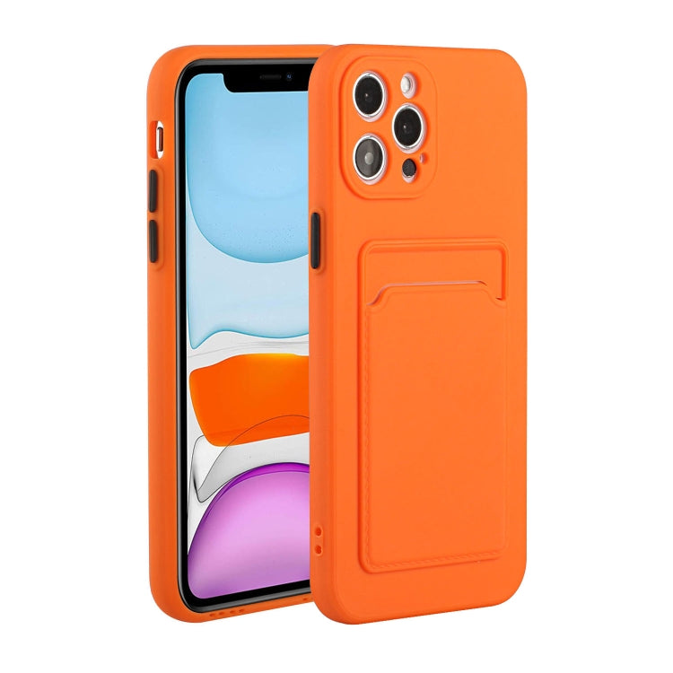 Card Slot Design Shockproof TPU Protective Case, For iPhone 11 Pro Max, For iPhone 12 mini, For iPhone 12, For iPhone 12 Pro